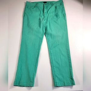 NYDJ Jeans Size 16W Colored Ankle Stretch Pants Lift Tuck EUC High Waisted
